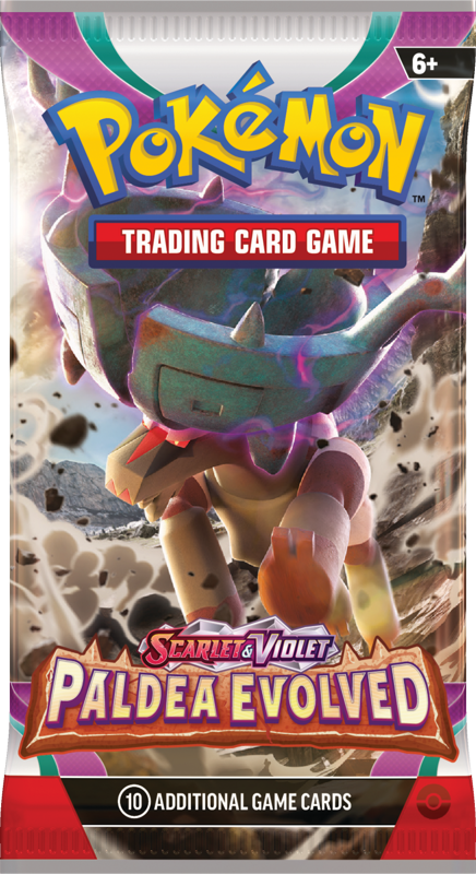 Pokemon Scarlet & Violet Paldea Evolved: Booster Pack (10 Cards)