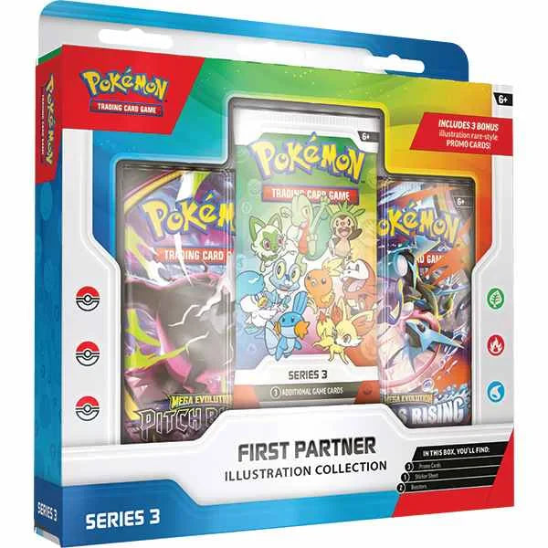 Pokemon - Mega Evolution - First Partner Illustration Collection - Series 3 - MAXIMUM 3 PER PERSON