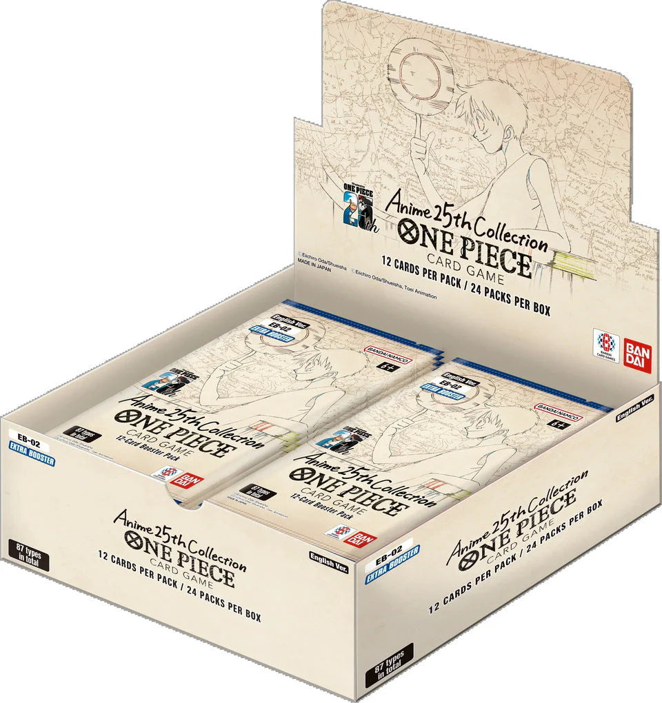 One Piece Card Game: Extra Booster - Anime 25th Collection Booster Box (EB02)