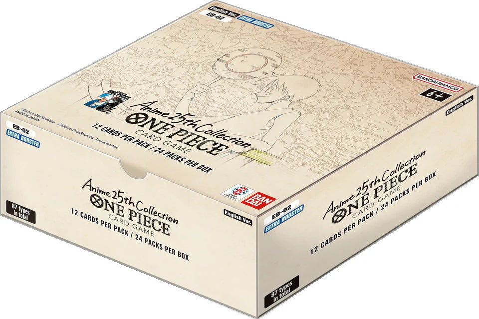 One Piece Card Game: Extra Booster - Anime 25th Collection Booster Box (EB02)