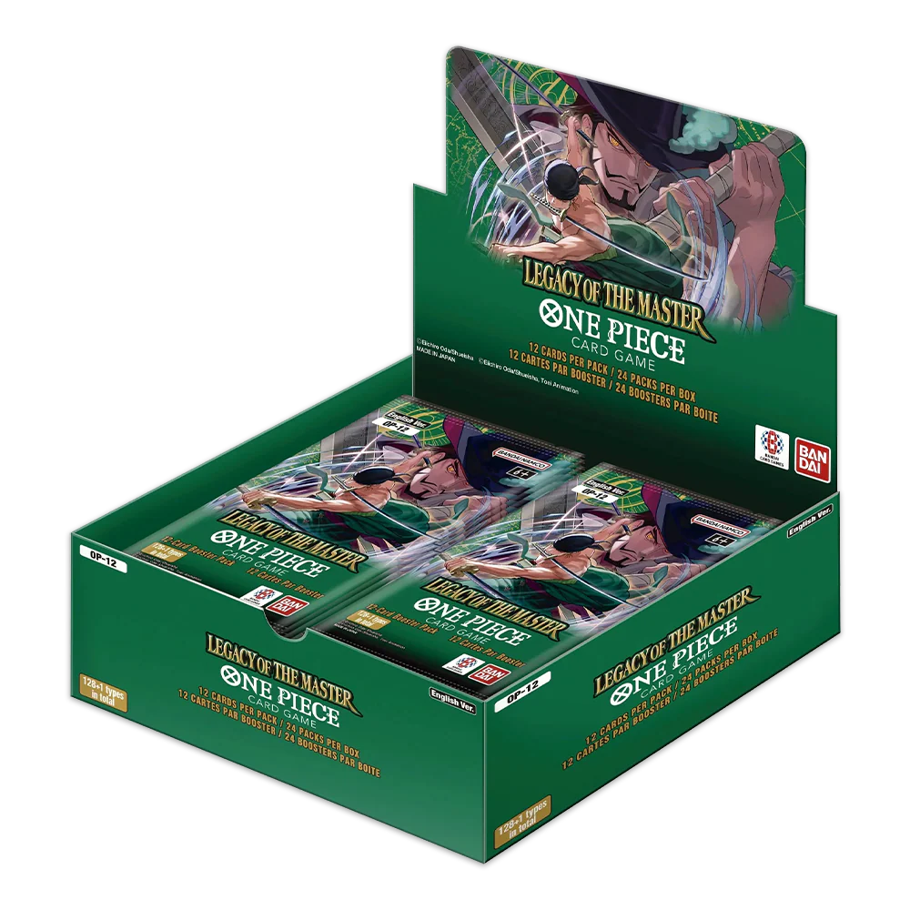 One Piece Card Game: Sealed Booster Box (24 Packs) - Legacy Of The Master OP12
