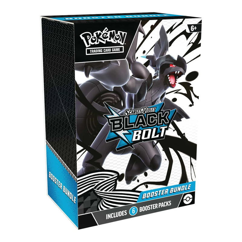 Pokemon TCG: Scarlet & Violet 10.5 – Black Bolt - Sealed Booster Bundle Display Case (10 Bundles)
