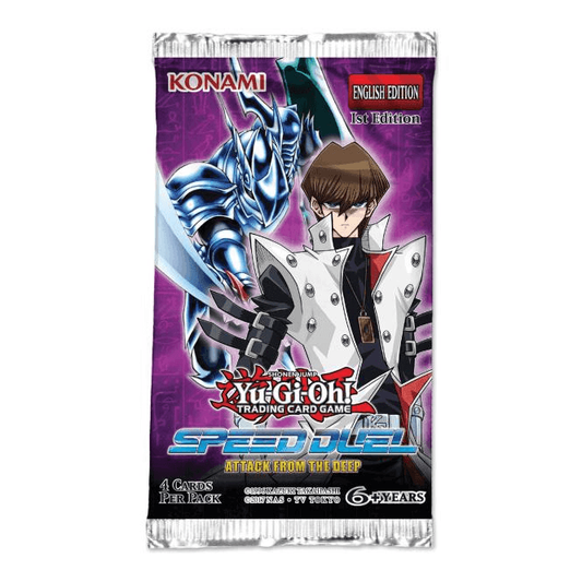 Yu-Gi-Oh! Sealed Booster Pack (4 Cards) - Speed Duel: Attack from the Deep (1st Edition)