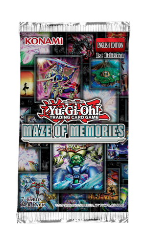 Yu-Gi-Oh! Sealed Booster PACK Maze of Memories (7 Cards) (1st Edition)