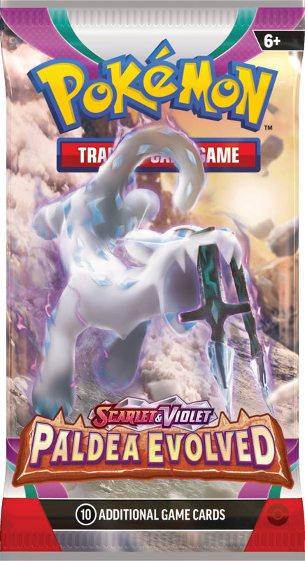 Pokemon Scarlet & Violet Paldea Evolved: Booster Pack (10 Cards)