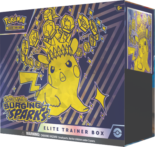 Pokemon TCG: Scarlet & Violet 8 - Surging Sparks - Elite Trainer Box