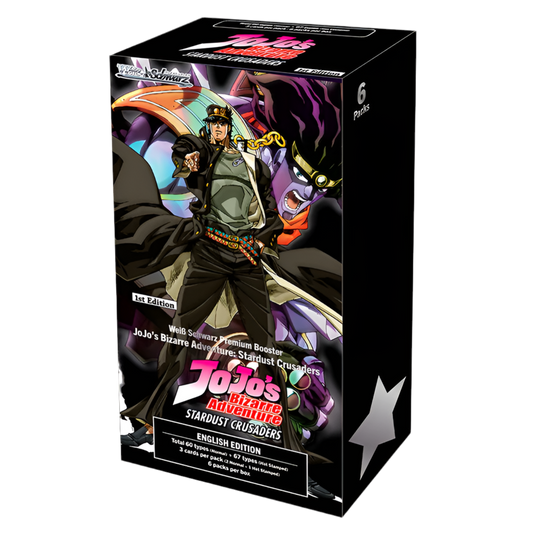 Weiss Schwarz Premium Booster Box (6 Packs): JoJo's Bizarre Adventure: Stardust Crusader