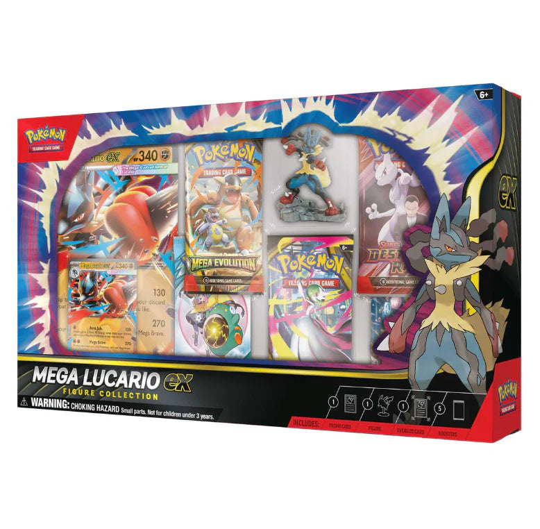 Pokemon - Mega Evolution - Mega Lucario ex Figure Collection Box