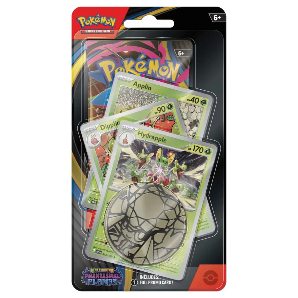 Pokemon - Mega Evolution - Phantasmal Flames - Hydrapple - Premium Checklane Blister