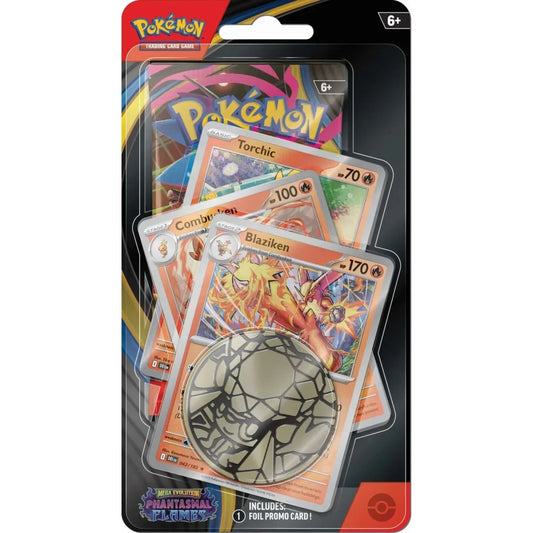 Pokemon - Mega Evolution - Phantasmal Flames - Blaziken - Premium Checklane Blister