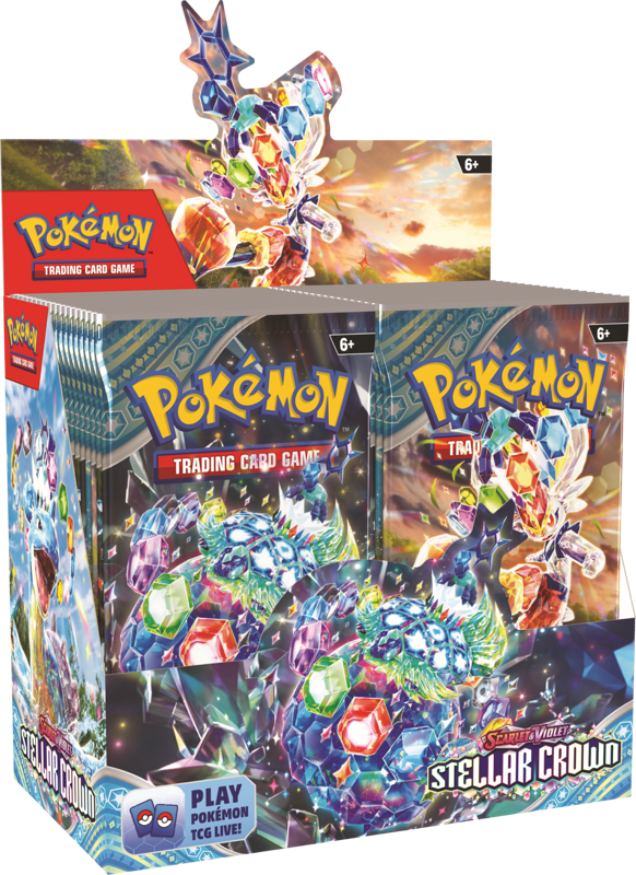 Pokemon Scarlet & Violet Stellar Crown: Booster Box (36 Packs)