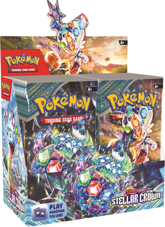 Pokemon Scarlet & Violet Stellar Crown: Booster Box (36 Packs)