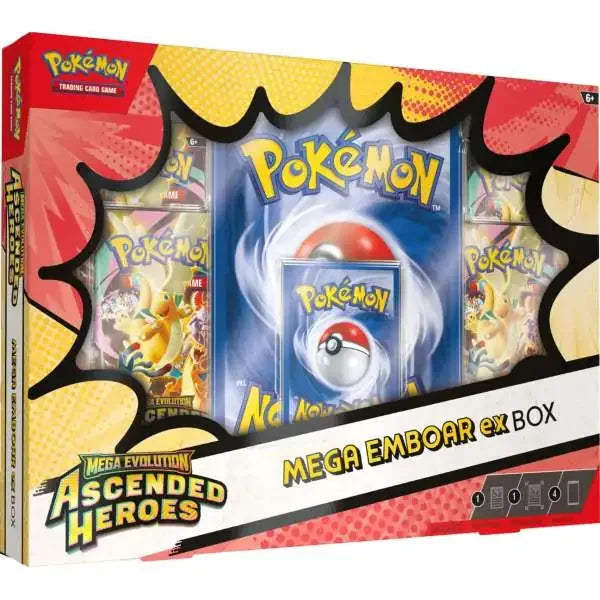 Pokemon - Mega Evolution - Ascended Heroes - Mega Emboar ex - Collection Box