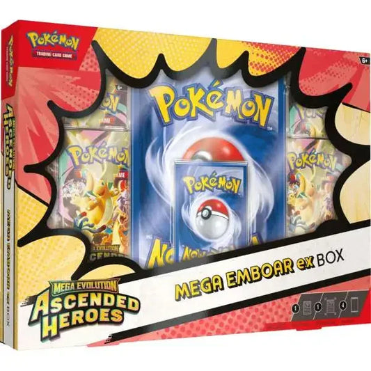 Pokemon - Mega Evolution - Ascended Heroes - Mega Emboar ex - Collection Box