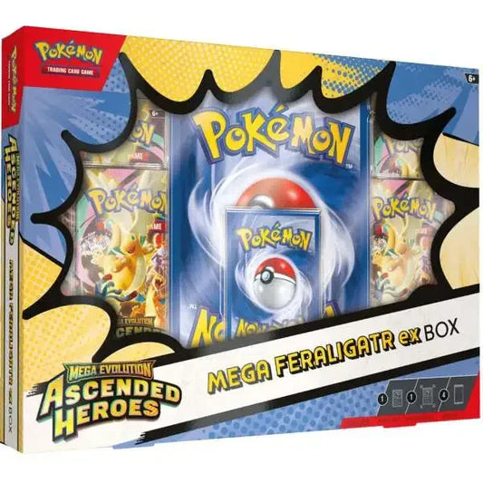Pokemon - Mega Evolution - Ascended Heroes - Mega Feraligatr ex - Collection Box