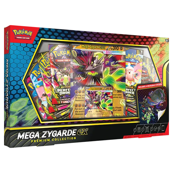 Pokemon - Mega Evolution - Perfect Order - Mega Zygarde ex - Premium Collection Box