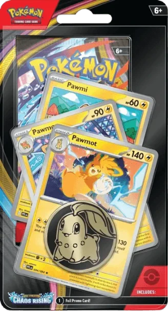 Pokemon - Mega Evolution - Chaos Rising - Pawmot - Premium Checklane Blister