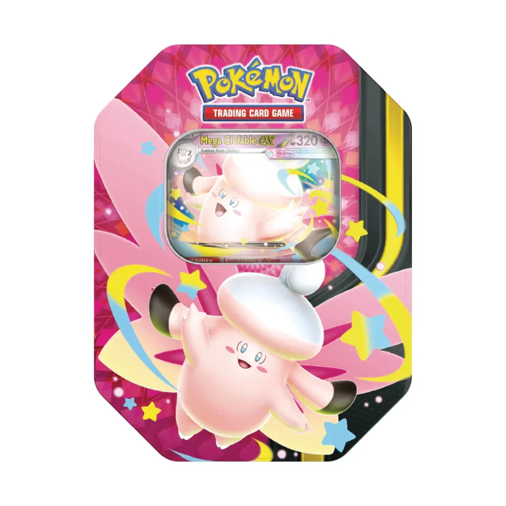 Pokemon - Mega Evolution - Clefable ex - Mega Moonlit Tin