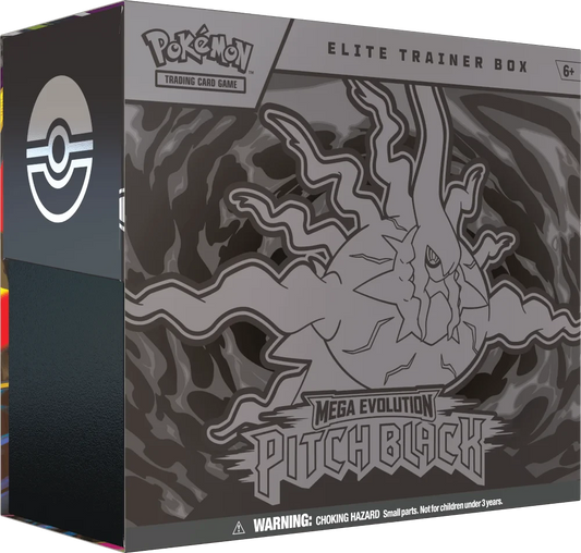 Pokemon - Mega Evolution - Pitch Black - Elite Trainer Box - ETB MAXIMUM 2 PER HOUSEHOLD