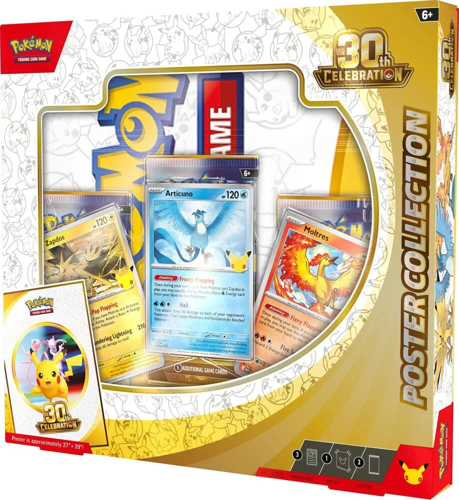 Pokemon Mega Evolution - 30th Celebration - Poster Collection Box