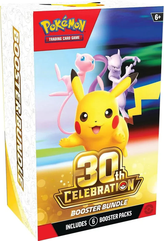 Pokemon - Mega Evolution - 30th Celebration Booster Bundle - MAXIMUM 2 PER HOUSEHOLD WAVE 2 - LIMITS RESET 22/10/26
