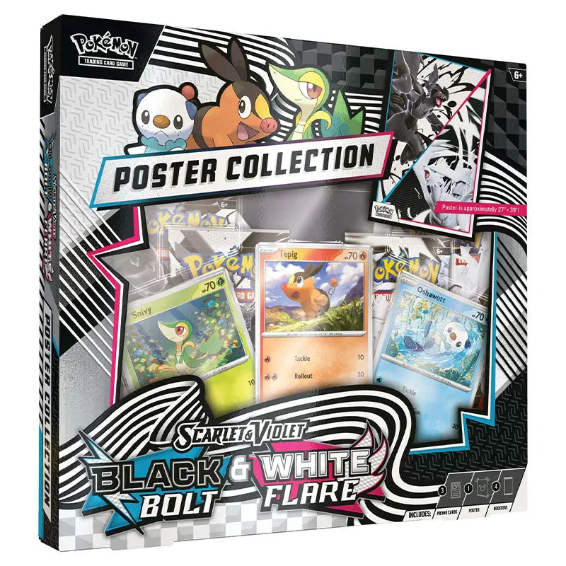 Pokemon TCG: Unova Poster Collection – Black Bolt & White Flare