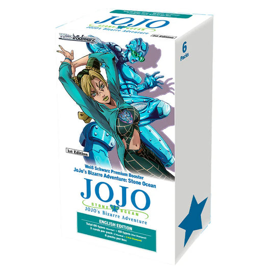 Weiss Schwarz Premium Booster Box (6 Packs): JoJo's Bizarre Adventure: Stone Ocean English