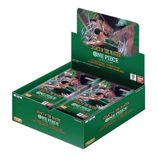 One Piece Card Game: Sealed Booster Box (24 Packs) - Legacy Of The Master OP12