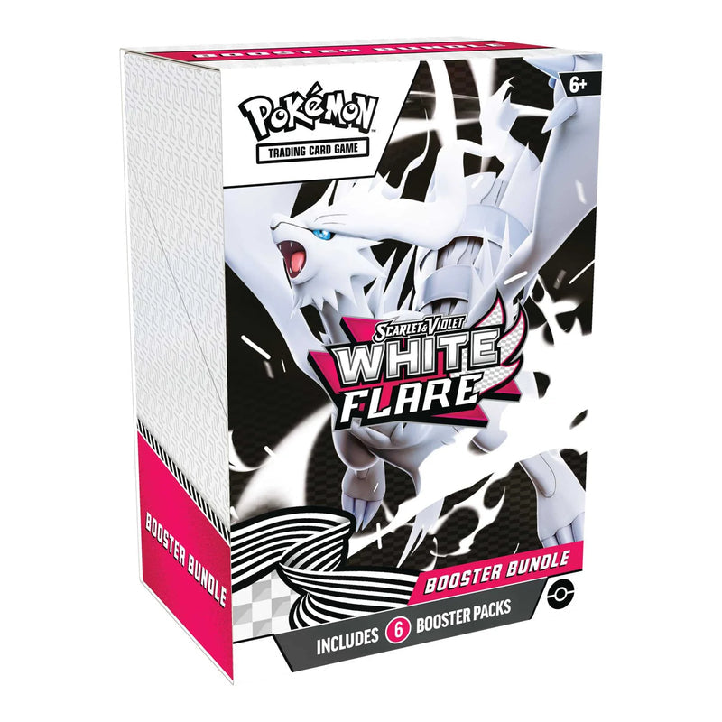 Pokemon TCG: Scarlet & Violet 10.5 – White Flare - Sealed Booster Bundle Display Case (10 bundles)