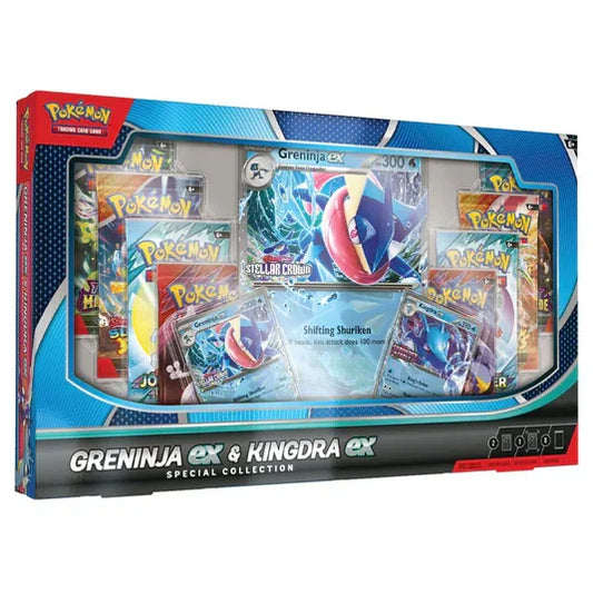 Pokemon  - Scarlet & Violet - Greninja ex & Kingdra ex - Premium Collection Box