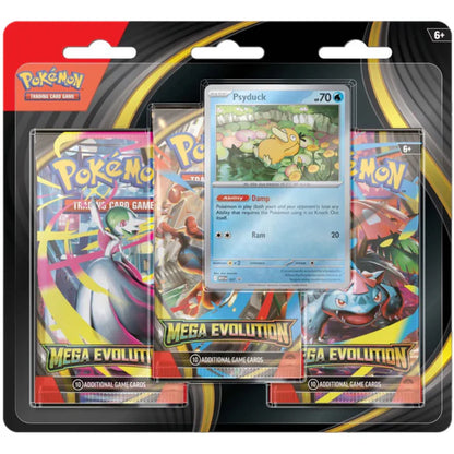 Pokemon - Mega Evolution - Psyduck / Golduck - 3-Pack Blister