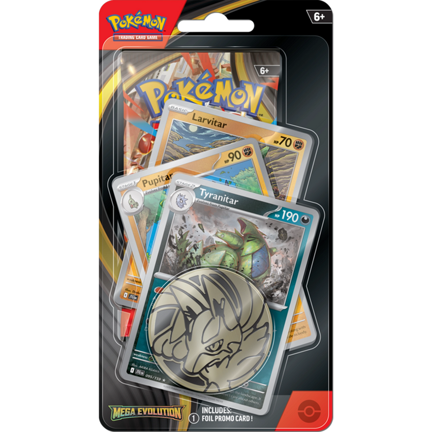 Pokemon - Mega Evolution - Tyranitar - Premium Checklane Blister