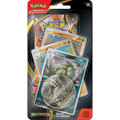 Pokemon - Mega Evolution - Tyranitar - Premium Checklane Blister