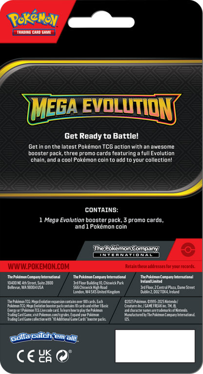 Pokemon - Mega Evolution - Meowscarada - Premium Checklane Blister