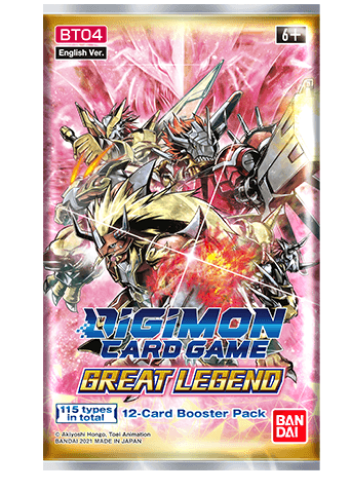 Digimon Card Game - Great Legend Booster Pack - BT04